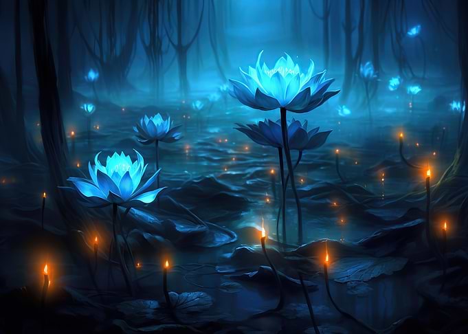 Magical Lotus Flower