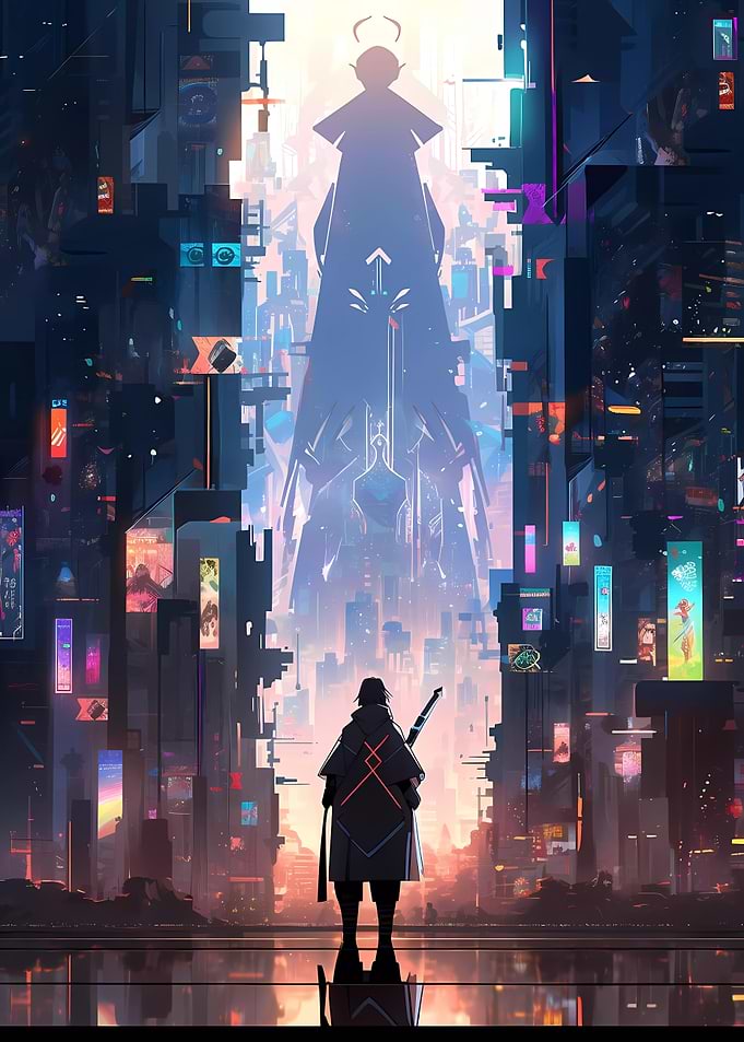 Cyberpunk Anime City
