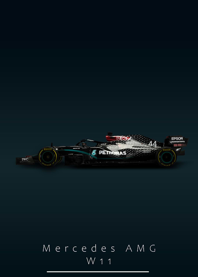 Mercedes AMG W11 F1 Car