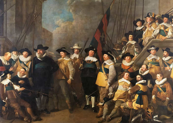 Officers and Guardsmen