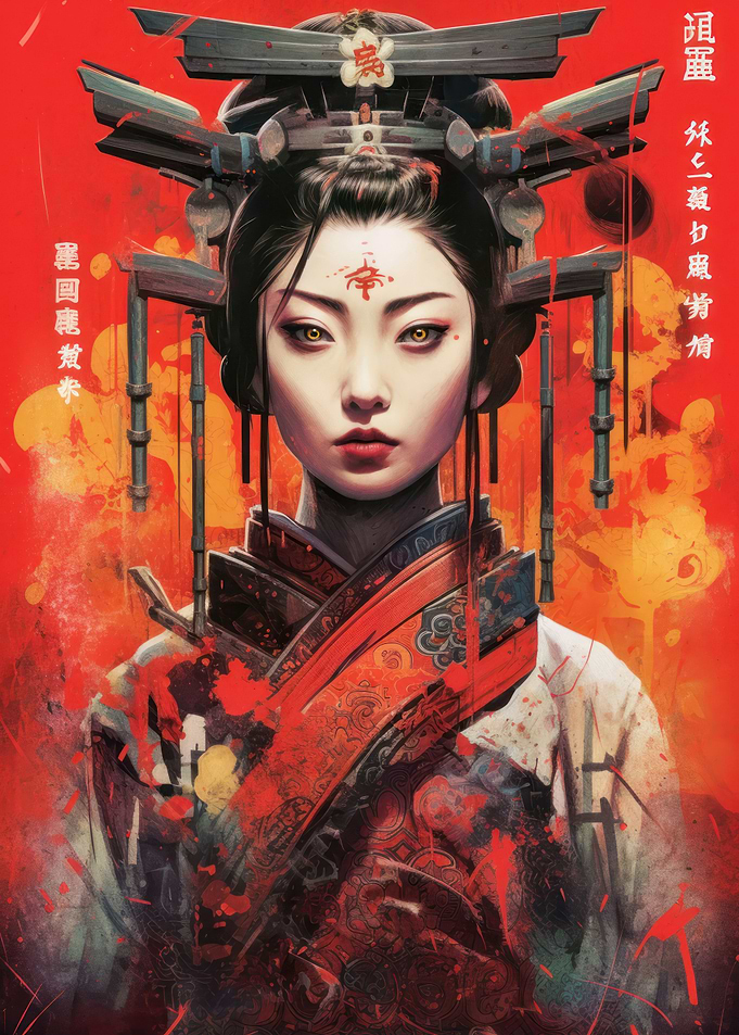 Cyberpunk Geisha
