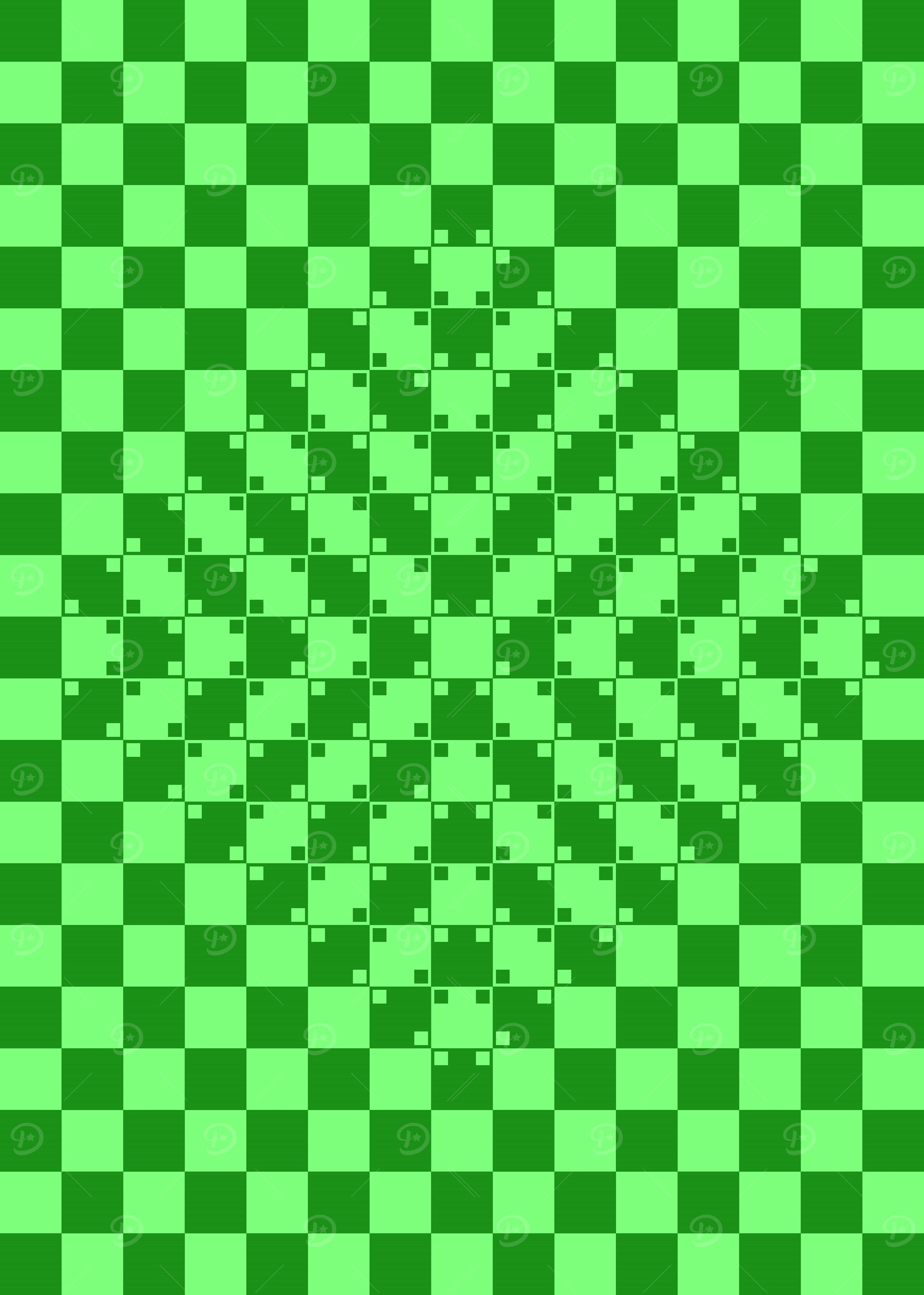 Green Flat Visual Illusion