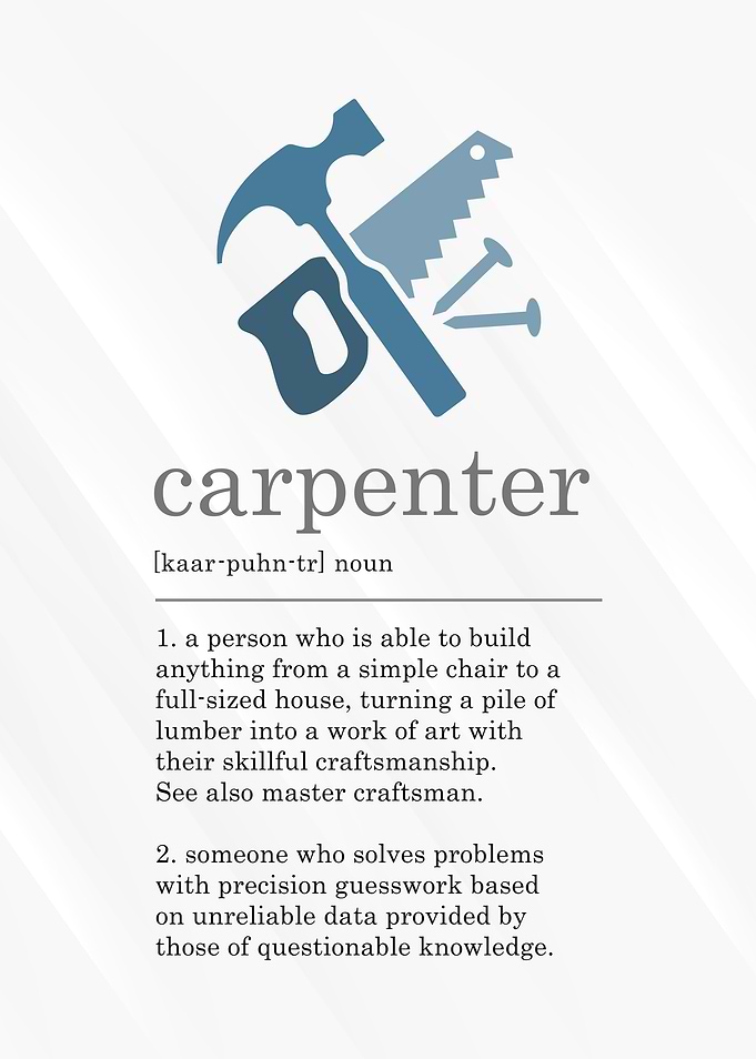 Funny Carpenter Definition