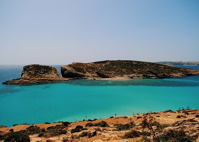 Blue Lagoon around Comino