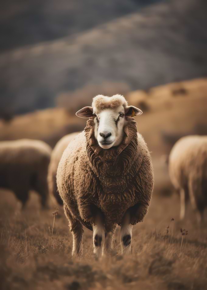 Calm sheep