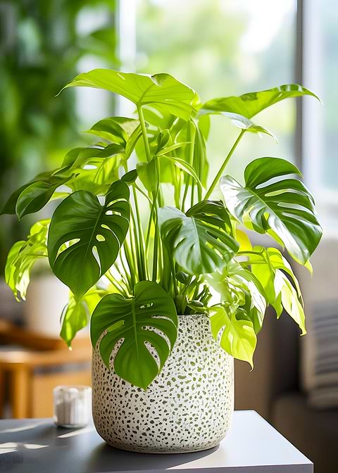 Monstera Albo — monstera botanical metal print