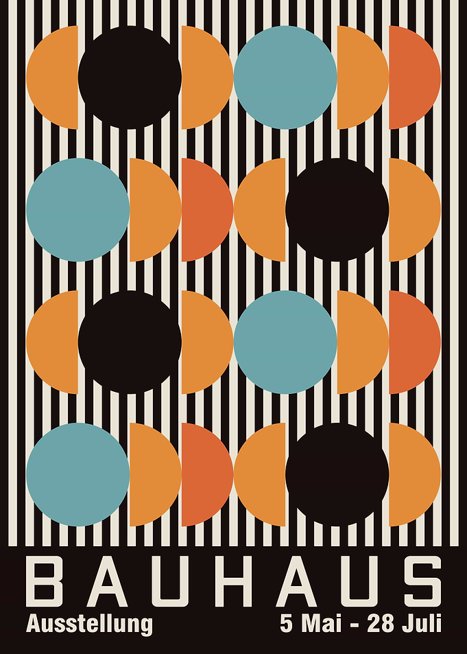 Bauhaus Advertising Poster