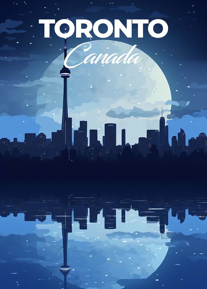 Toronto Travel Poster