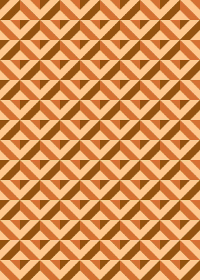 Flat 3D Seamless Illusion