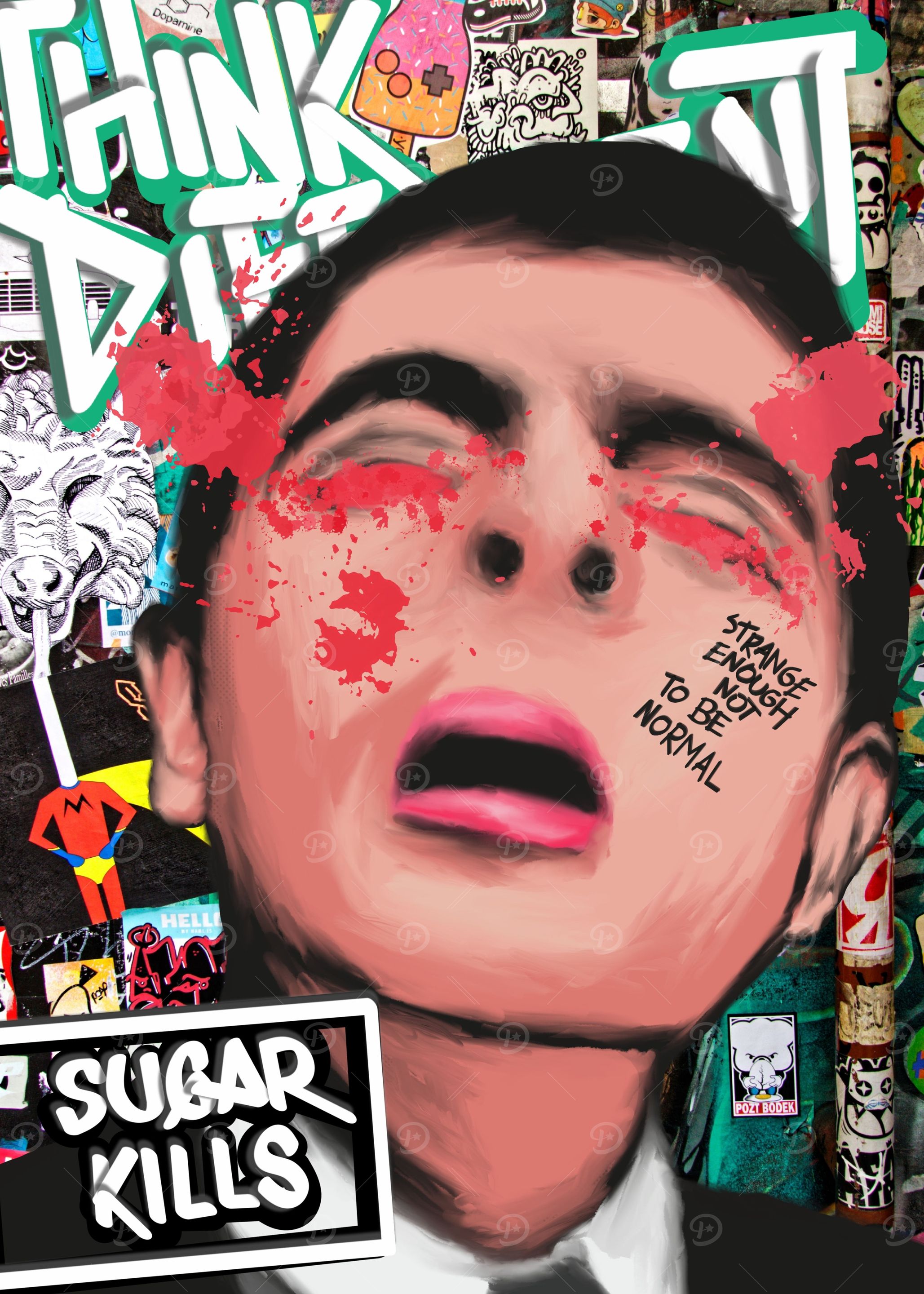 Rowan pop art meme