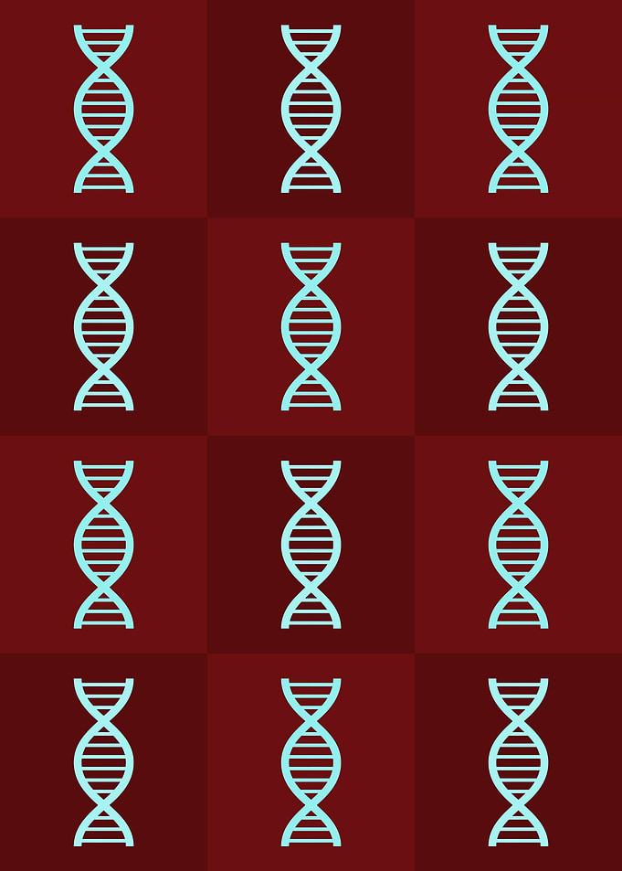 DNA Science Icons Pop Art