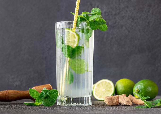 Glass of mojito