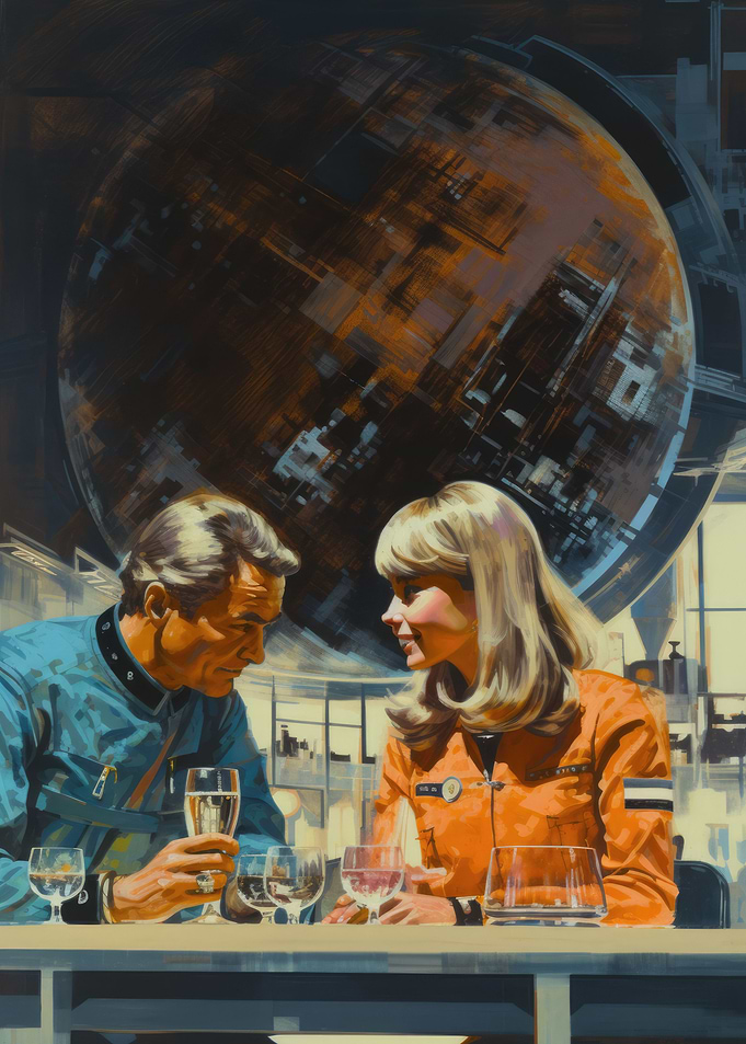 Vintage Space Date