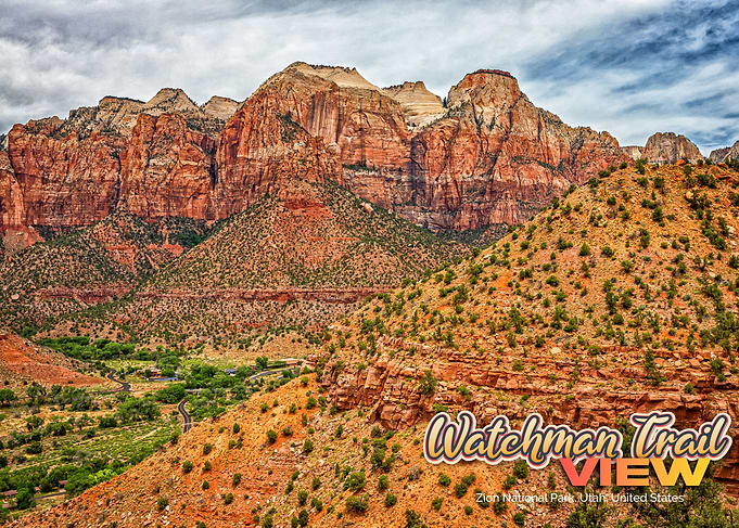 Watchman Trail in Zion