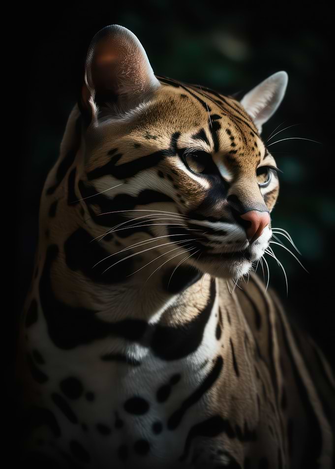Stunning ocelot