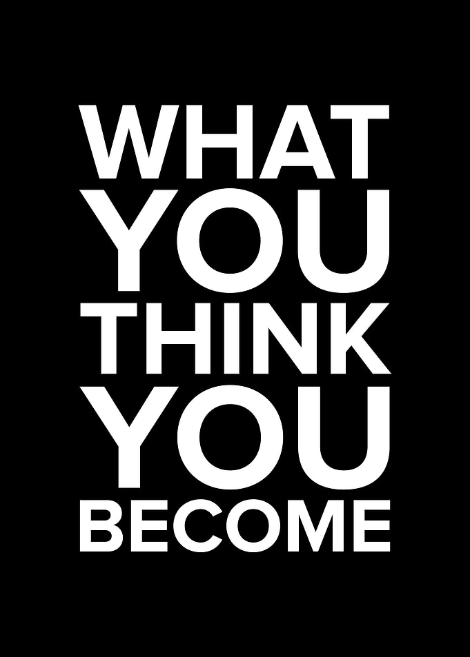 You become