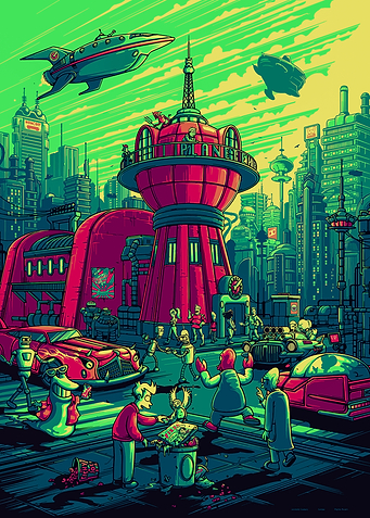 futurama poster
