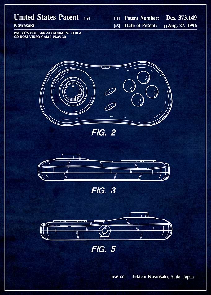 Neo Geo CD Pad Controller