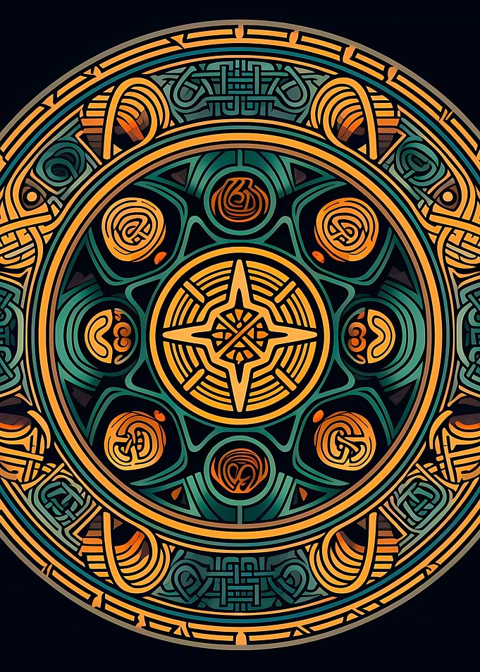 Mandala Celtic Bjorn