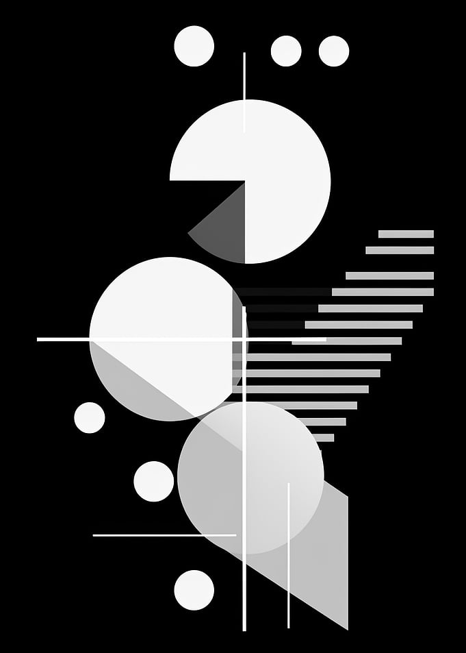 Black and White Shapes