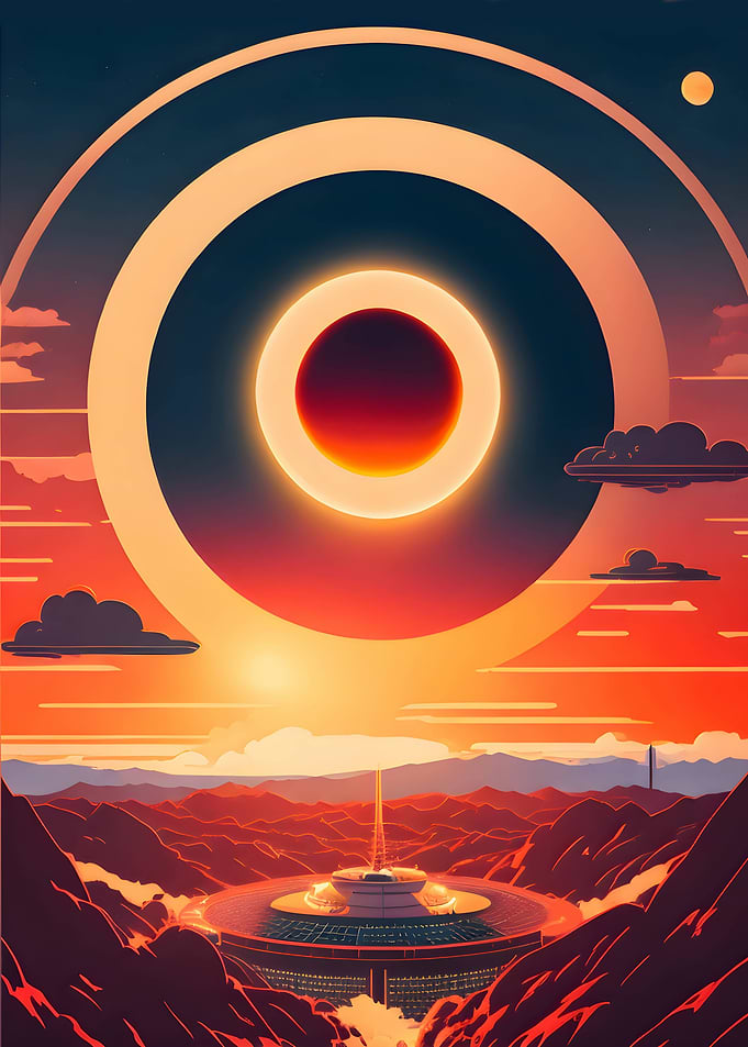 Alien Solar Eclipse