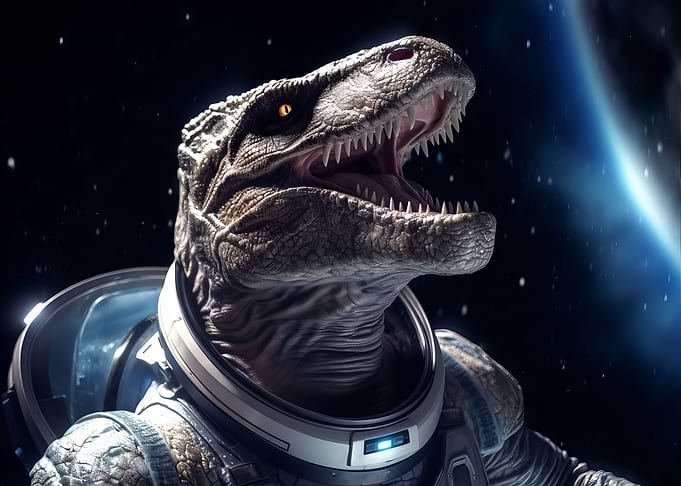 Baryonyx Astronaut