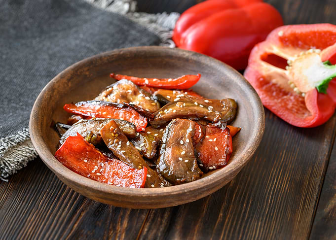 Eggplant stirfry