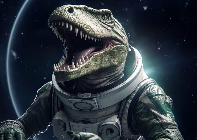Baryonyx Astronaut