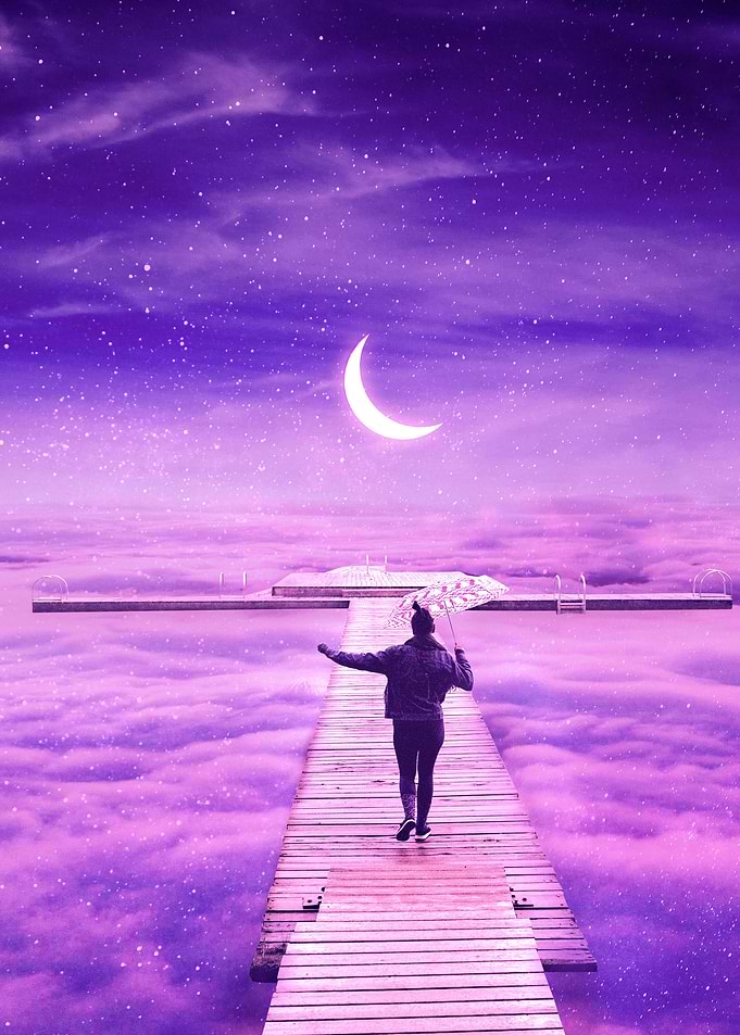 Walking On Purple Clouds