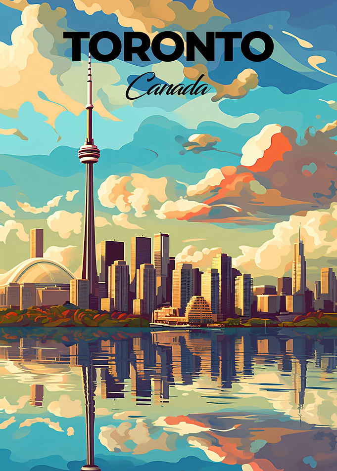 Toronto Travel Poster