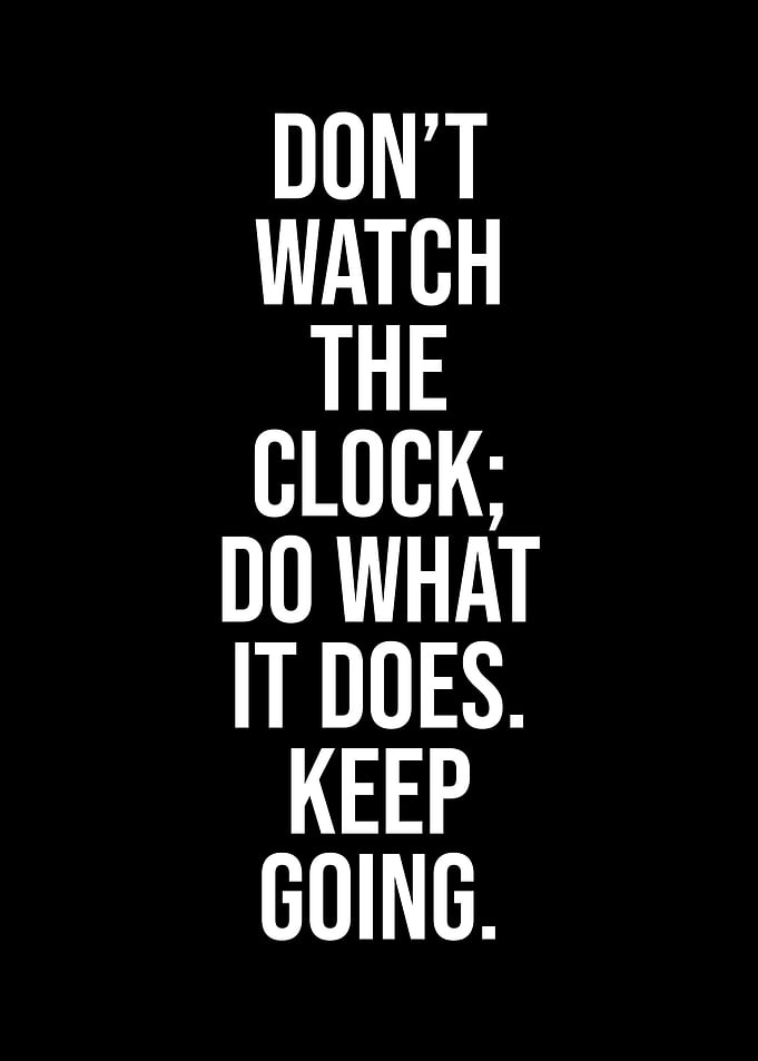 Keep going