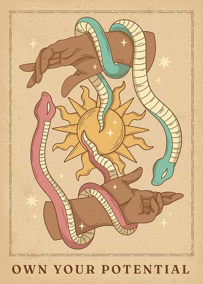 Mystic Snakes and Hands