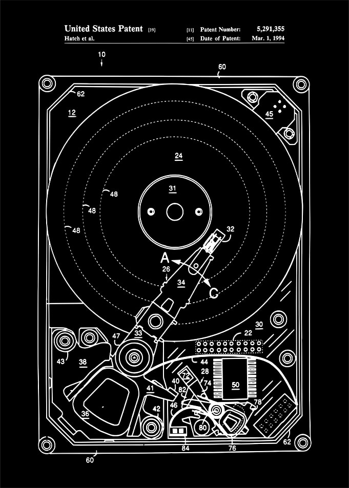 Hard Disk Drive Patent