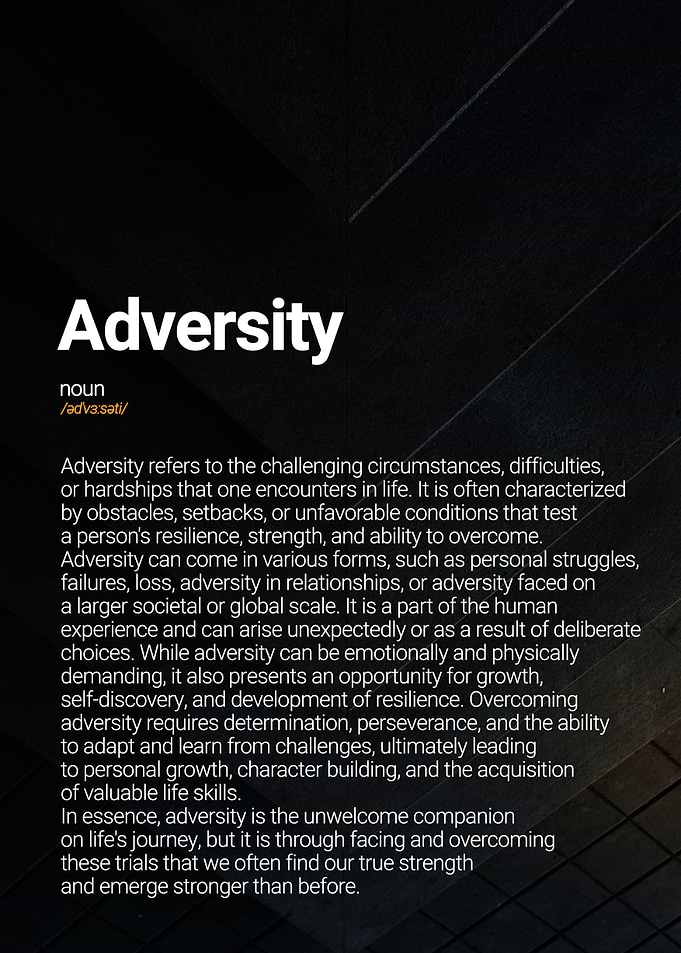 Adversity