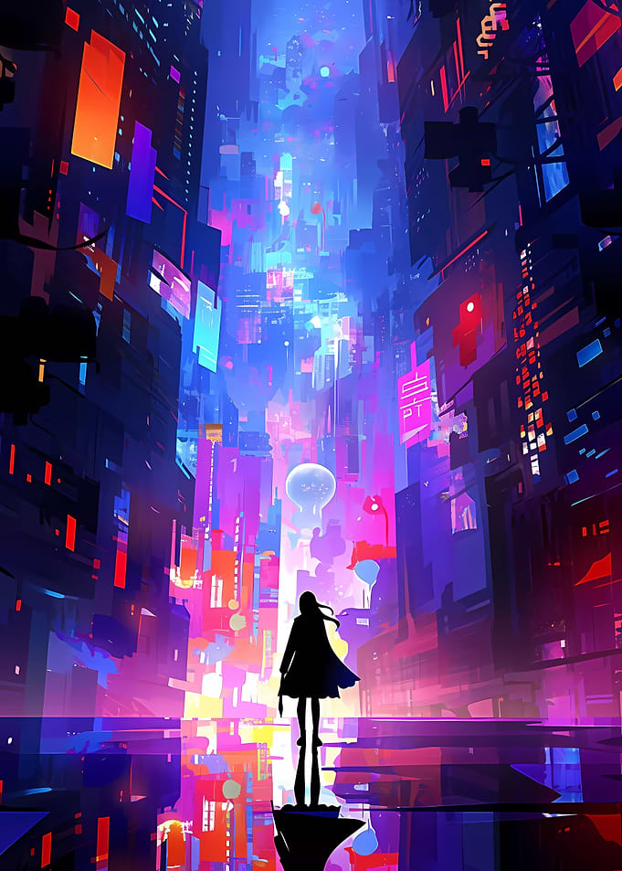 Cyberpunk Futuristic City