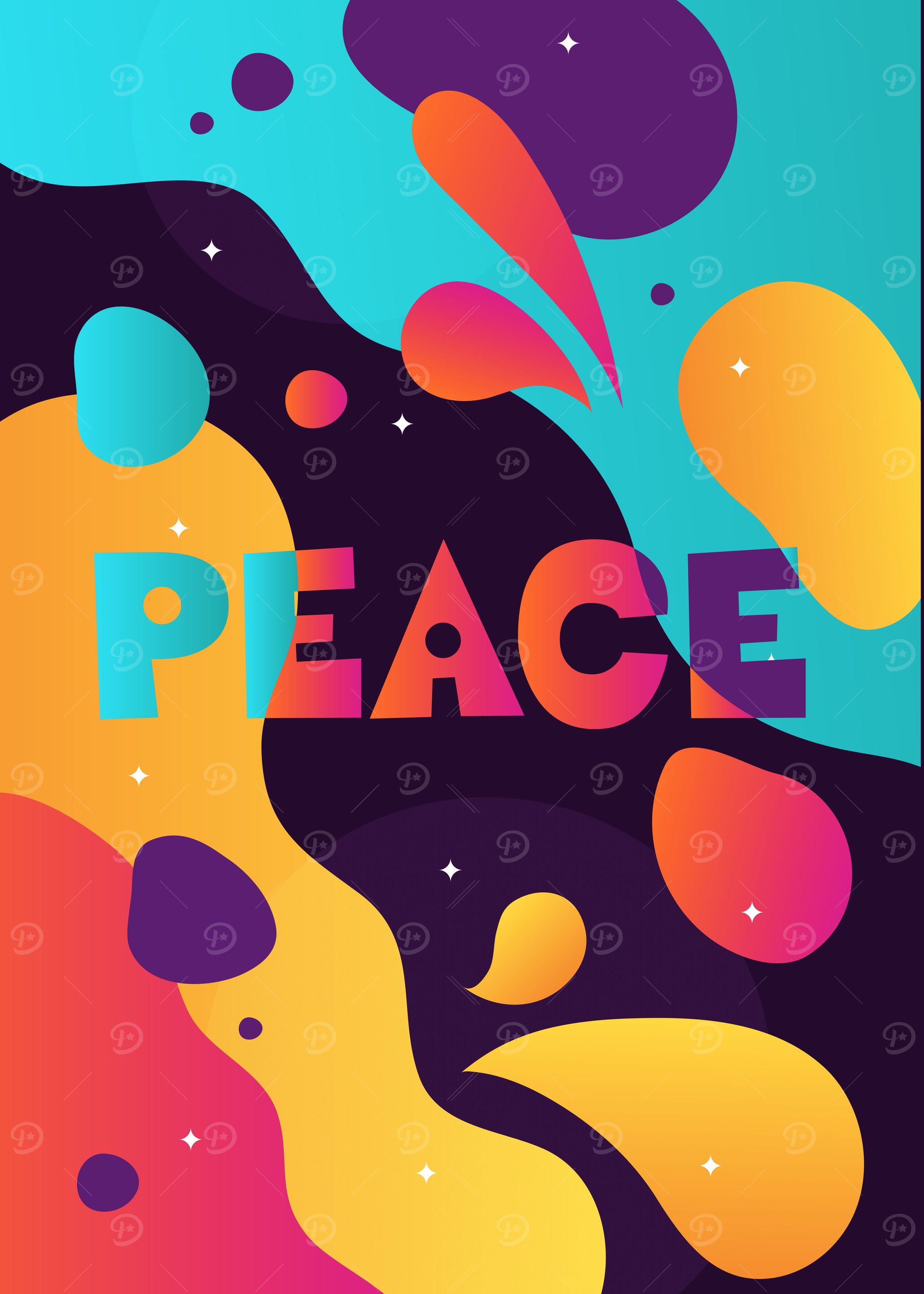 Happy Vibe wall art
