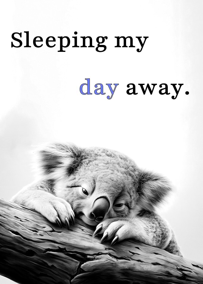Sleeping My Day Away