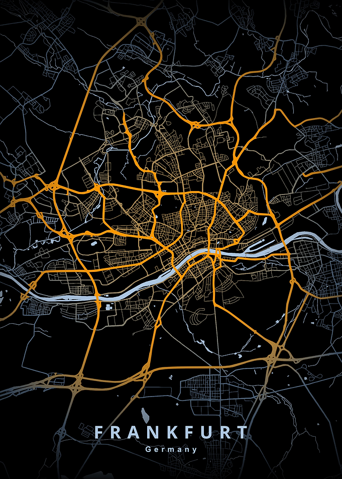 Frankfurt Germany Map