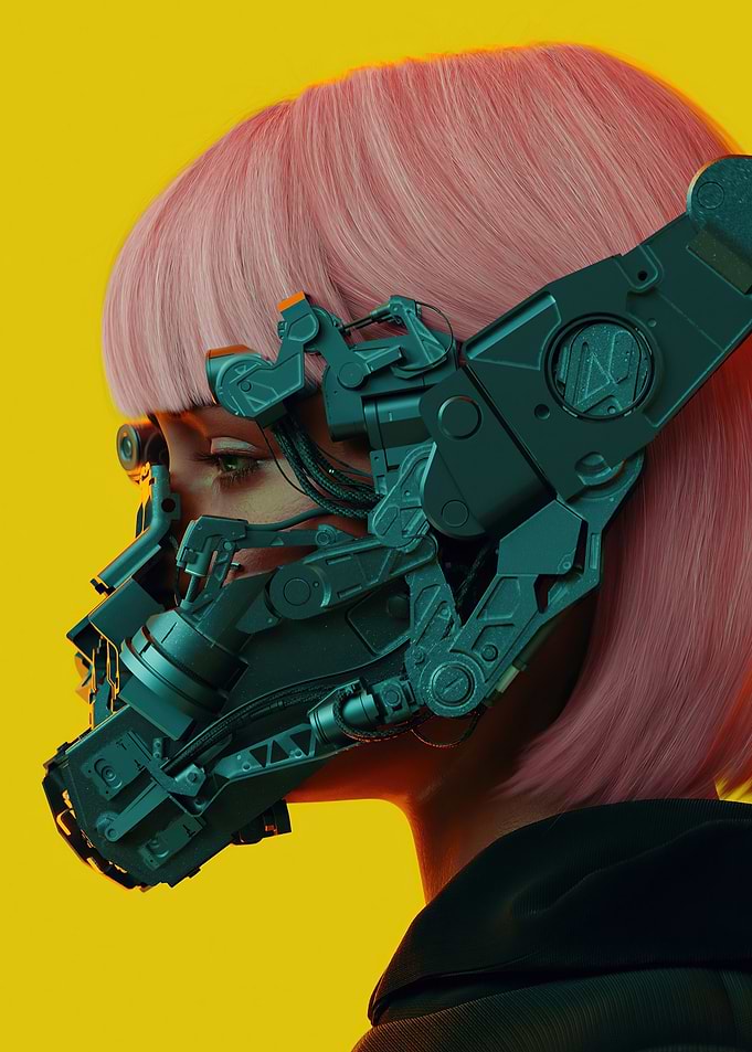 Neon Tokyo Sakura Girl