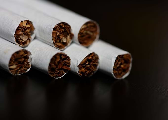 Cigarettes close up
