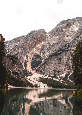 Mountain reflection lake
