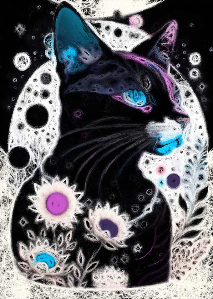 Mystical Cat Symbol