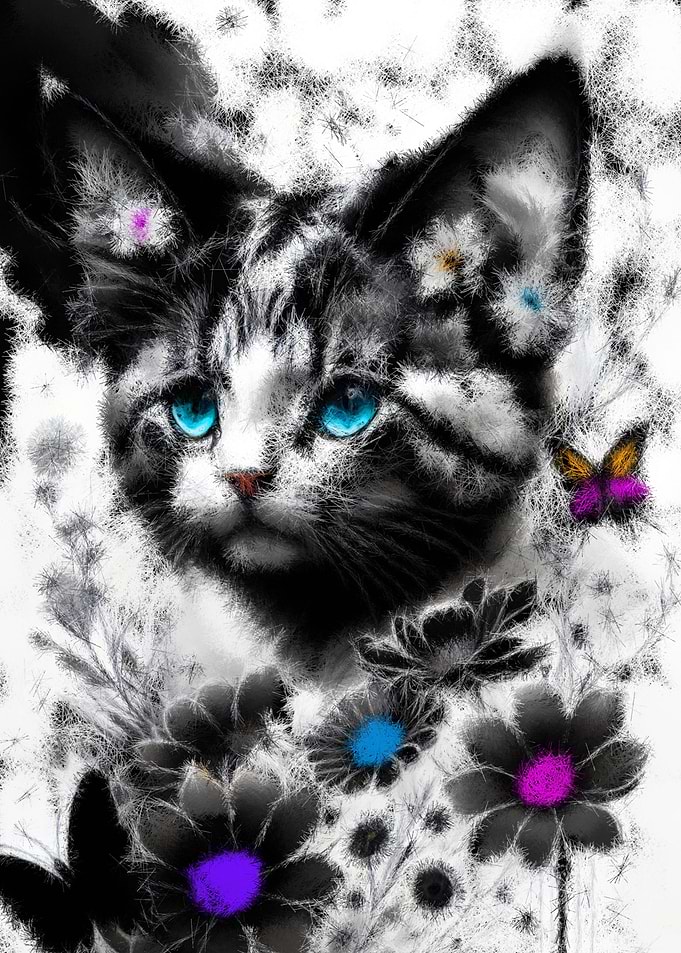 Ethereal Angel Cat