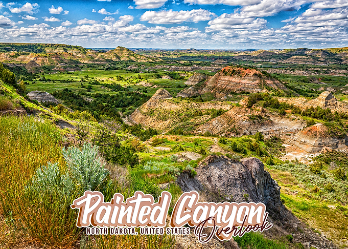 Painted Canyon Overlook
