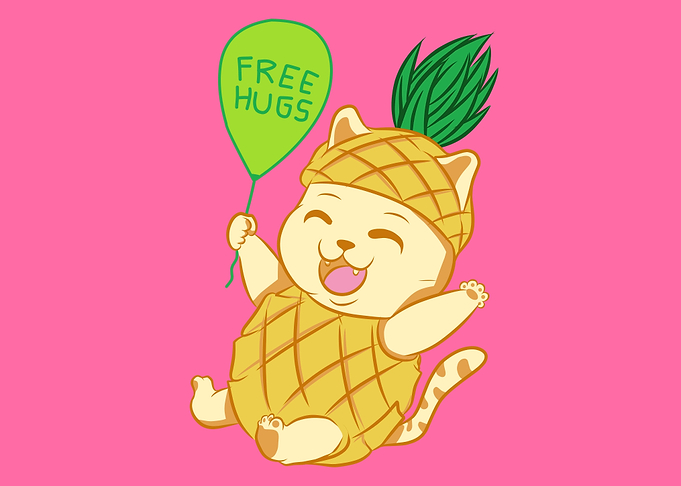 baby cat fruit