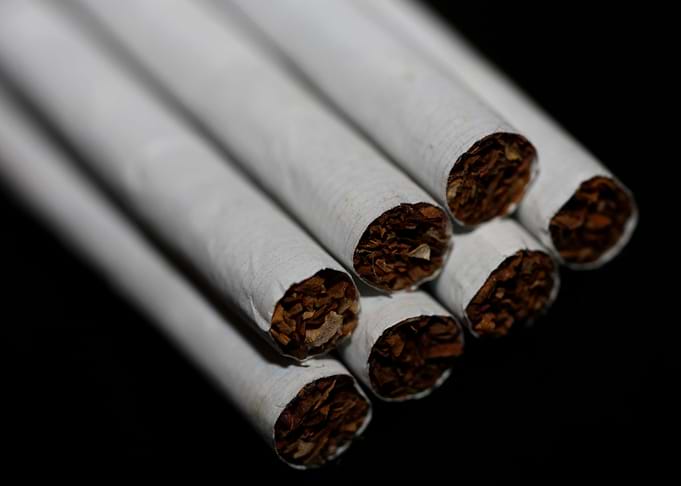 Cigarettes close up