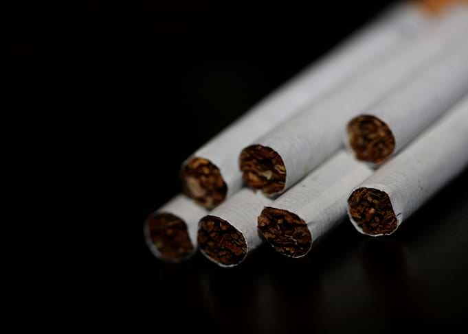Cigarettes close up