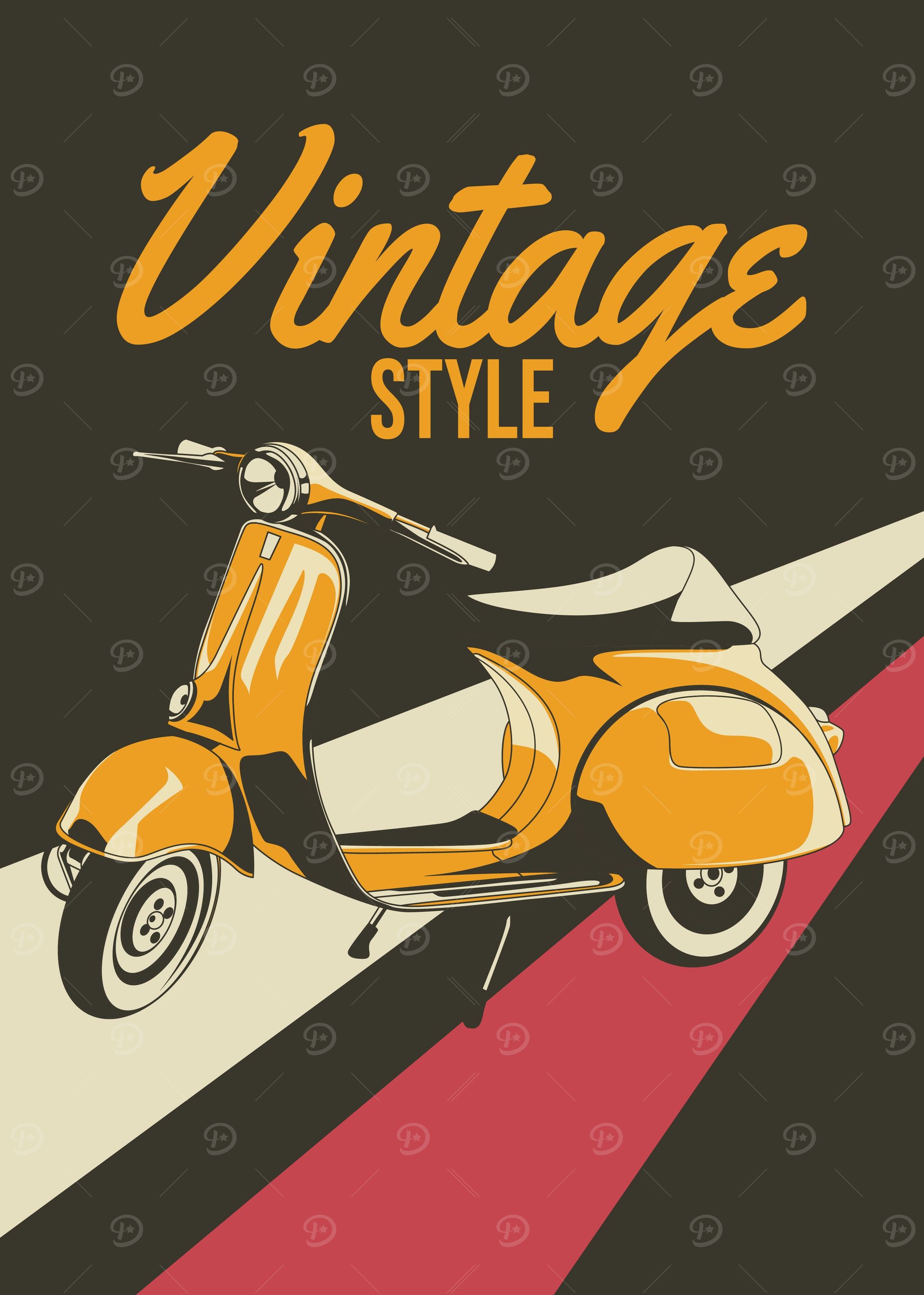 Vintage Style Scooter