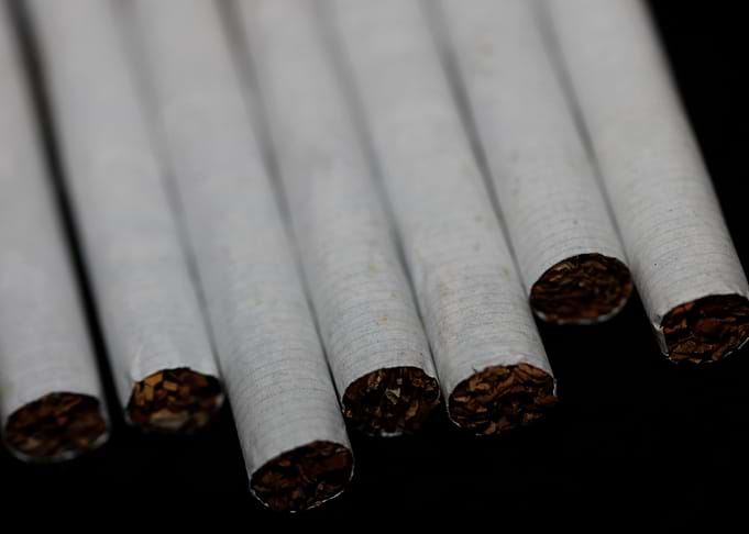Cigarettes close up