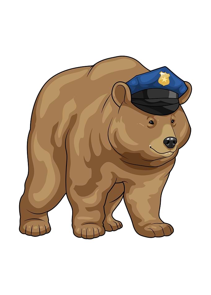 Bear Cop Police